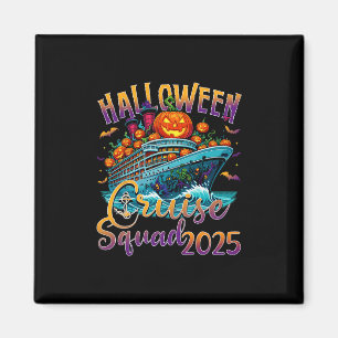Halloween Cruise Squad 2025 Vacation Matching Fami Magnet