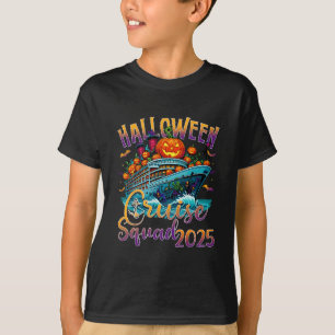 Halloween Cruise Squad 2025 Vacation Matching Fami T-Shirt