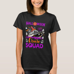 Halloween Cruise Squad Family 2024 Cruising Spooky T-Shirt