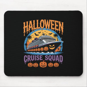 Halloween Cruise Squad Matching Group Spooky Trave Mouse Pad