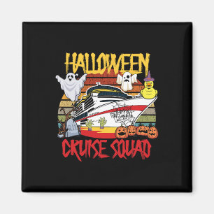 Halloween Cruise Squad Rubber Duck Hunting Ship Bo Magnet