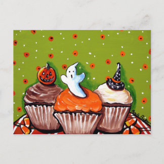 Halloween Cupcakes Postcards