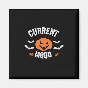 Halloween Current Mood Pumpkin Birthday Magnet