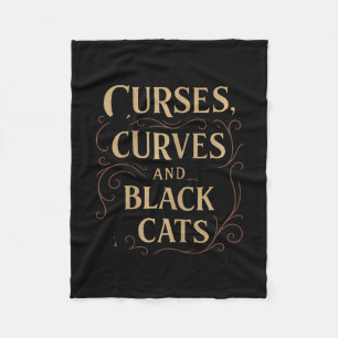 Halloween Curses Fleece Blanket