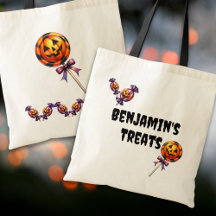 Halloween Custom Name Treat
