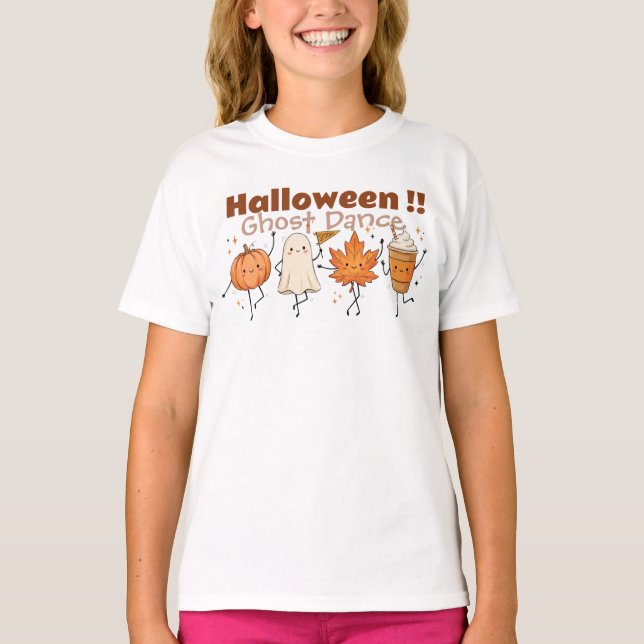 Halloween Custom Text T-Shirt Personalised Design (Front)