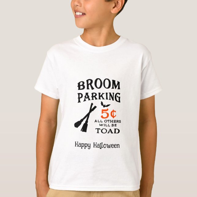 Halloween Custom Whimsical Funny Modern  T-Shirt (Front)