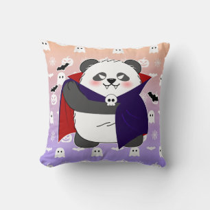 Halloween Cute Baby Panda Dracula Vampire Cushion