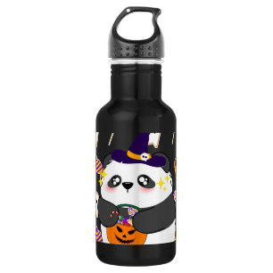 Halloween Cute Baby Panda Trick or Treat 532 Ml Water Bottle