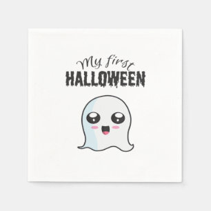 Halloween Cute Boo Newborn Baby Girl First Hallowe Napkin