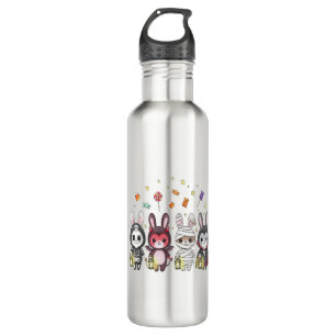 Halloween Cute Bunny Costume 710 Ml Water Bottle