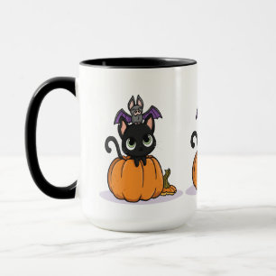 Halloween cute cat mug