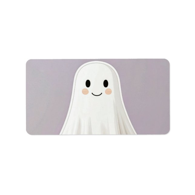 Halloween Cute Friendly Address Label (Front)