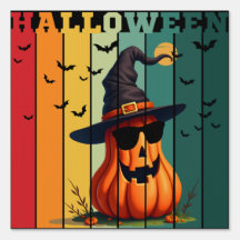 Halloween cute funny pumpkin vintage fall autumn