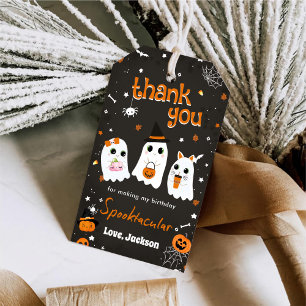 Halloween Cute Ghost 1st Birthday Spooktacular Gift Tags