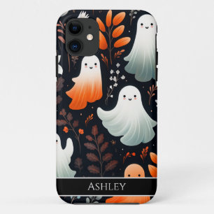 Halloween  Cute Ghost Boho Personalised Case-Mate iPhone Case