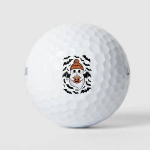 Halloween Cute Ghost Fall Spooky Season Gift Golf Balls