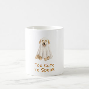 Halloween Cute Ghost Golden Retriever Coffee Mug