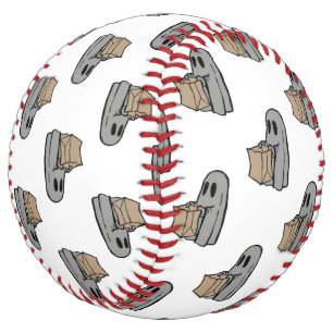 Halloween, Cute Ghost Grey, Trick Or Treat, Boo Softball