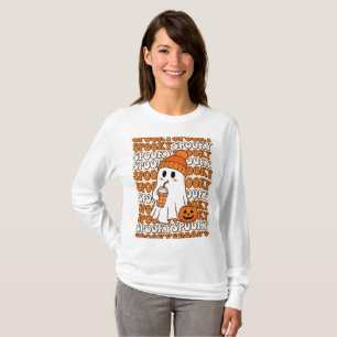 Halloween Cute Ghost Pumpkin T-Shirt