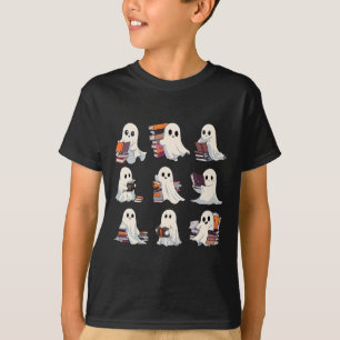Halloween Cute Ghost Read More Books Spooky Boo Te T-Shirt