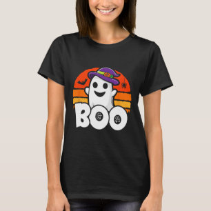 Halloween - Cute Ghost Witch - Boo - Funny Hallowe T-Shirt