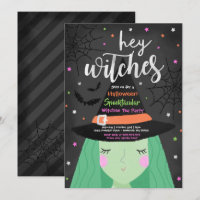 Halloween Cute Hey Witches Halloween Tea Party