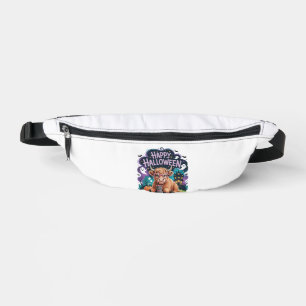 Halloween Cute Highland Cow (2) Bum Bags
