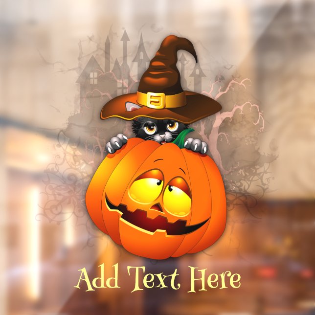 Halloween Cute Kitty Witch and Pumpkin Friend  (Sheet 2)