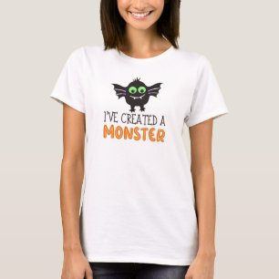Halloween Cute Little Monster Mother & Baby T-Shirt
