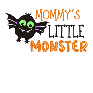 Halloween Cute Little Monster Mother Son Baby Bodysuit