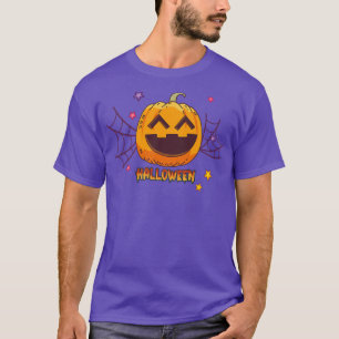 Halloween Cute Pumpkin Halloween Thanksgiving Prem T-Shirt