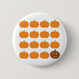 Halloween Cute Pumpkin Patch 6 Cm Round Badge