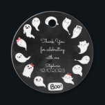 Halloween cute scary ghost girl birthday thank you favour tags<br><div class="desc">Halloween ghosts scary kids birthday party item</div>