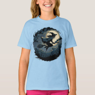 Halloween Cute Scary Witch  T-Shirt