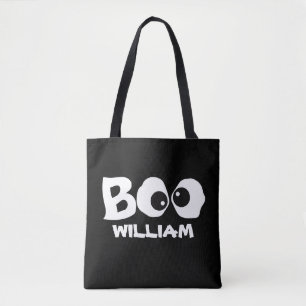 Halloween Cute Simple Whimsical Ghost Boo Eyes Tote Bag