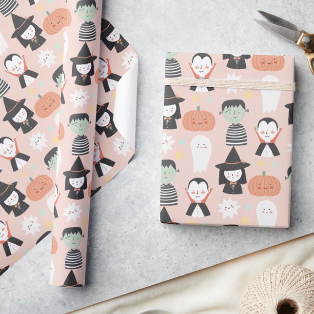 Halloween Cute Spooky Gift Wrapping Paper (Creator Uploaded)