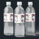 Halloween Cute Stylish Witch Ghost Coffee Cup Water Bottle Label<br><div class="desc">Halloween Cute Stylish Witch Ghost Coffee Cup Water Bottle Label. Easy to be customised to your preference. Great for parties,  kids and celebrations. Matching items available. Happy Halloween.</div>