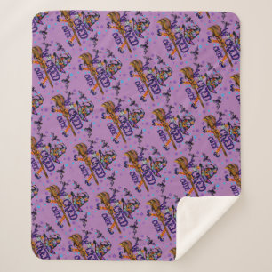Halloween Cute Wicked Witch Sherpa Blanket