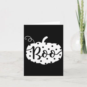 Halloween Cutest boo Pumpkin Women Gift Card