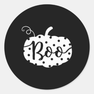 Halloween Cutest boo Pumpkin Women Gift Classic Round Sticker