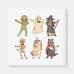 Halloween Dabbing Flossing Team Gift For Dab Floss Magnet