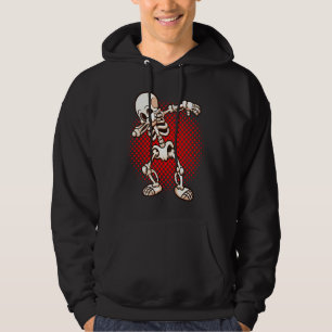Halloween Dabbing Skeleton Dab Undead Easy Costume Hoodie