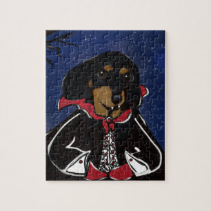 Halloween Dachshund Jigsaw Puzzle