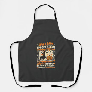 Halloween Dachshund Spooky Warning Apron