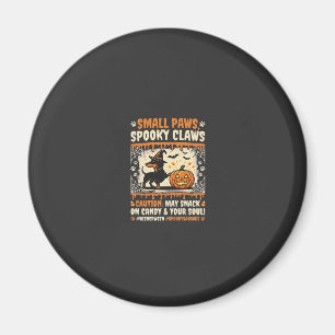 Halloween Dachshund Spooky Warning Magnet