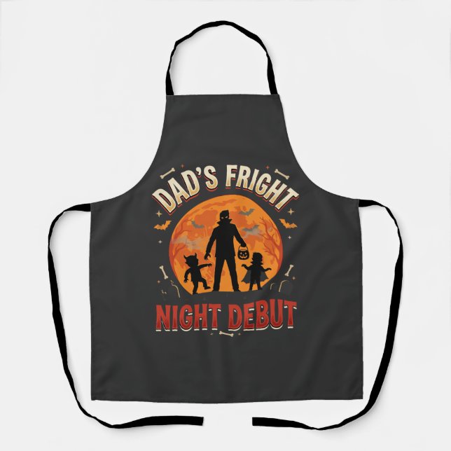Halloween Dad Fright Night Apron (Front)