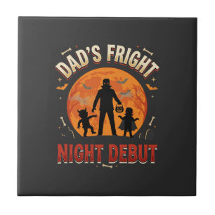 Halloween Dad Fright Night Tile