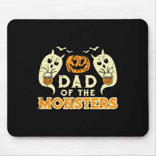 Halloween Dad Of Monsters Funny Family Costume Pap Mouse Pad