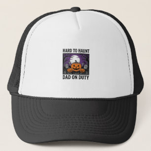 Halloween Dad Shirt Hard To Haunt Funny Father Des Trucker Hat